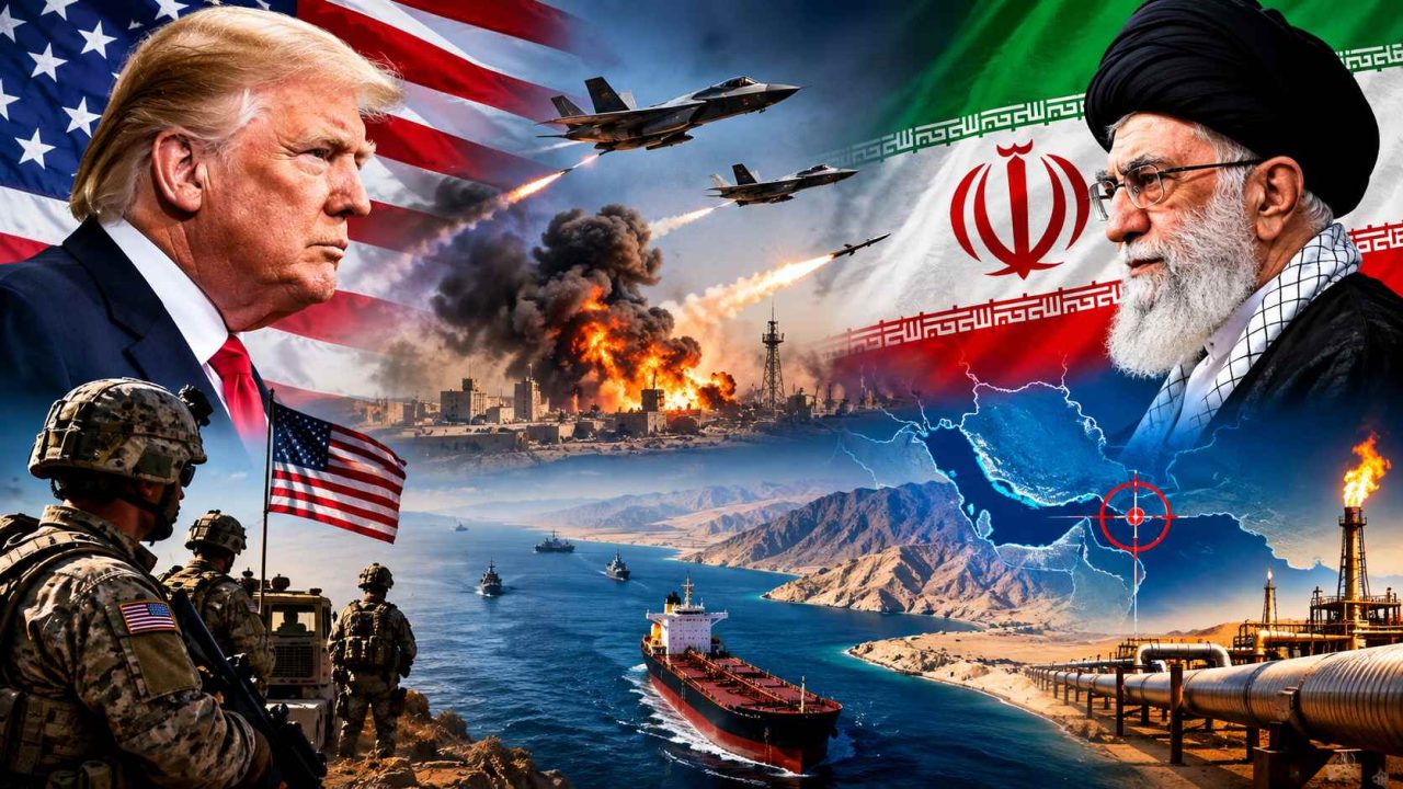 US Iran war latest news showing US and Iranian forces amid escalating Middle East conflict